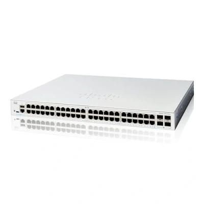 Image de Cisco Catalyst 1200 48T 4X Commutateur C3 intelligent 48 x 10/100/1000Base T + 4 10 Gigabit SFP+ Montable sur rack