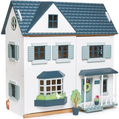 Afbeelding van Tender Leaf Toys Poppenhuis Junior Blauw 68x39,5x69,5 Cm