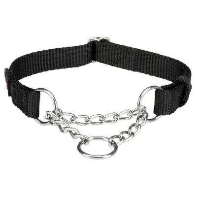 Afbeelding van Trixie Halsband Hond Premium Choker Zwart 30 40X1,5 CM (393190)