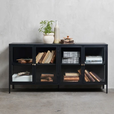 Afbeelding van Ragnar dressoir 170 cm zwart