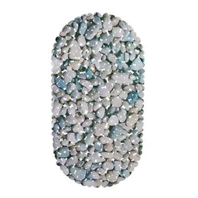 Afbeelding van Relaxdays anti slip douchemat antislipmat badmat met zuignappen voor bad Naturel