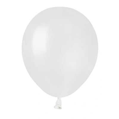 Image de Ciao Lot de 100 ballons nacrés en latex naturel qualité supérieure A50 (Ø 13 cm / 5 &#039;&#039;), blanc nacré