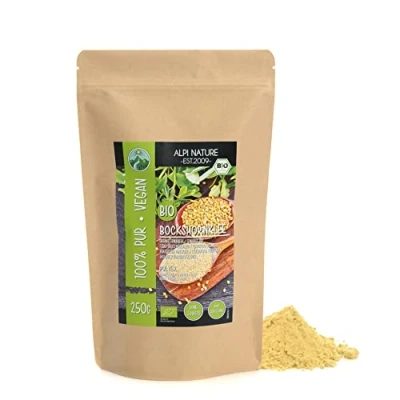 Image de Alpi Nature Fenugrec en Poudre BIO 250g, Graines de Moulues, Méthi Moulue