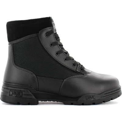 Afbeelding van HI TEC Magnum Classic MID Outdoorschoenen, Maat: 48, Black Leer en textiel