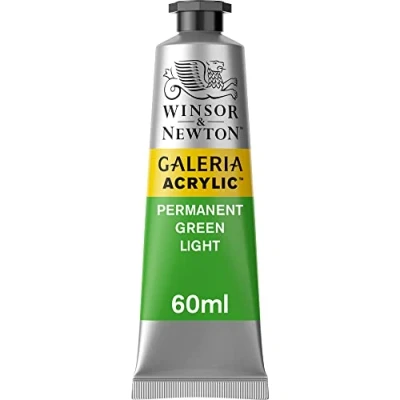 Afbeelding van Winsor &amp; Newton Acrylverf Galeria 60 ml, lichtgroen, permanent, serie 1