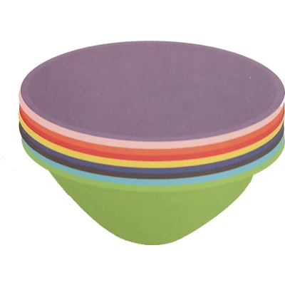 Afbeelding van Youngever kommen 9 plastic BPA vrij gekleurd diameter 17 cm