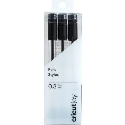 Afbeelding van Cricut Joy™ 0,3 mm, 3er Stiftset Zwart