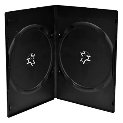 Afbeelding van Prodye 100 stuks DVD hoesjes voor 2 DVD&#039;s, 7 mm, zwart