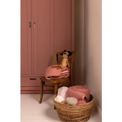 Afbeelding van Little Dutch Deken Wieg Pure Pink Blush