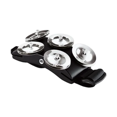 Afbeelding van Meinl Cajon Foot Tambourin CFT5 BK Tamboerijn
