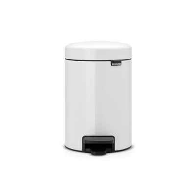Image de Poubelle à pédale 3l blanc Brabantia 112126