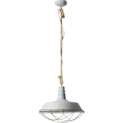 Afbeelding van Brilliant Rope 93614/70 Hanglamp LED E27 60 W Beton grijs