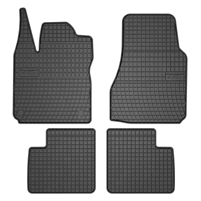 Afbeelding van FROGUM 547198 Vloermatset Rubber voor en achter 4 Zwart Op maat gemaakt RENAULT: TWINGO 2