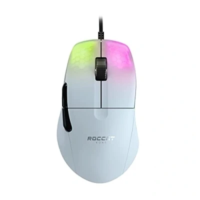 Afbeelding van Roccat KONE Pro Gaming muis USB Optisch Wit 19000 dpi Verlicht