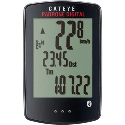 Afbeelding van CatEye Padrone Digital CC PA400B Fietscomputer Draadloos Zwart
