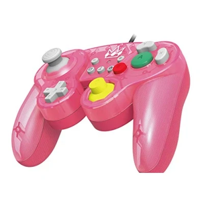 Afbeelding van HORI Battle Pad (Peach) Manette USB style GameCube pour Switch Officielle Nintendo