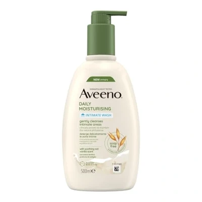 Afbeelding van Aveeno Daily Moisturising Ondergoedreiniger, Vanillegeur, Extra Delicaat, 500 ml