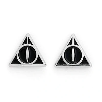 Image de Harry Potter Reliques de la Mort argent plaqué Boucles d&#039;oreilles
