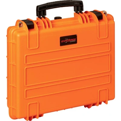 Afbeelding van Explorer Cases Outdoor koffer 4412HL.O orange with pick &amp; pluck foam (b x h d) 45 35 13 cm Oranje