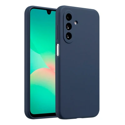 Afbeelding van Accezz Liquid Silicone Backcover voor de Samsung Galaxy A26 Donkerblauw