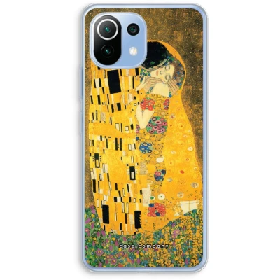 Afbeelding van Case Company® hoesje geschikt voor Xiaomi Mi 11 Lite Der Kuss Soft Cover Telefoonhoesje Bescherming aan alle Kanten en Schermrand