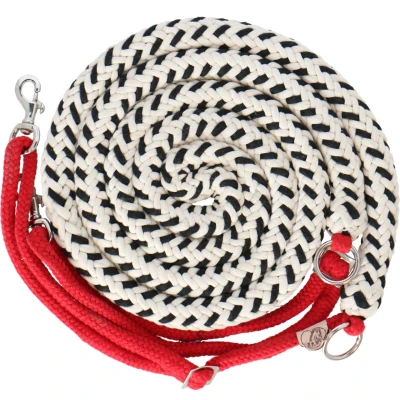 Afbeelding van F.R.A. Longeerhulp Peli Naturel/Zwart/Rood Cob