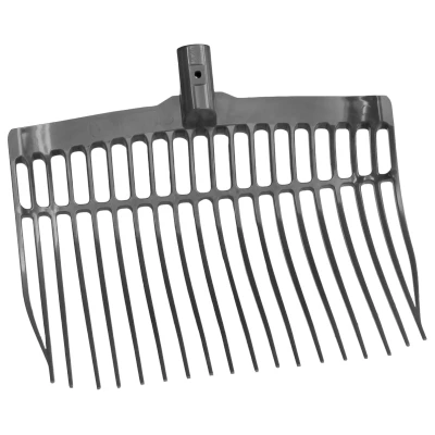 Image de Vplast Fourche à Fumier Plastique sans Manche Gris