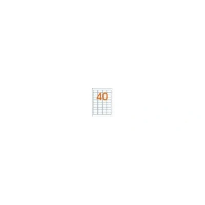 Image de APLI Agipa Etiquettes Adhésif permanent blanc 45.7 x 25.4 mm 4000 étiquette(s) (100 feuille(s) 40) boîte étiquettes