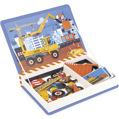 Afbeelding van Janod magneetboek construction 50st