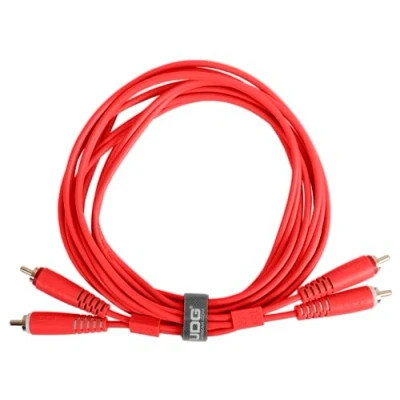 Afbeelding van UDG Ultimate Audio Cable RCA Red 1,5 m Straight U97001RD Kabel voor DJs