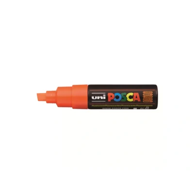 Afbeelding van uni ball Paint Marker op waterbasis Posca PC 8K fluo oranje 6 stuks