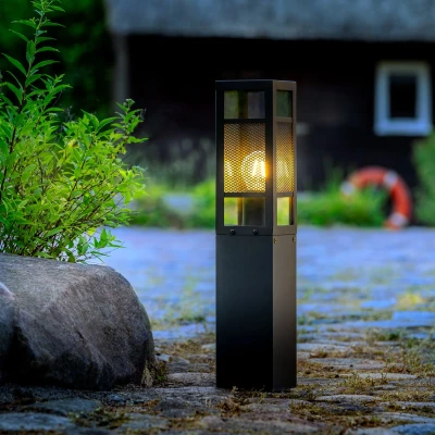 Afbeelding van Brilliant 96410/06 Getta Staande buitenlamp E27 Zwart