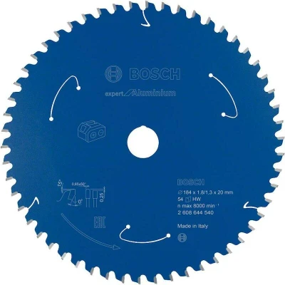 Afbeelding van Bosch Accessories 2608644540 Cirkelzaagblad 184 x 20 mm Aantal tanden: 54 1 stuk(s)