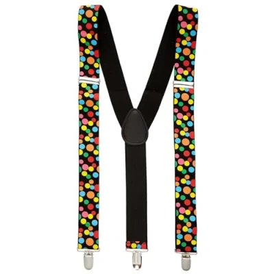 Afbeelding van WIDMANN Clown bretels met veelkleurige stippen