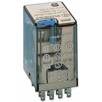 Afbeelding van Finder 55.34.9.024.5090 Steekrelais 24 V/DC 7 A 4x wisselcontact 1 stuk(s)
