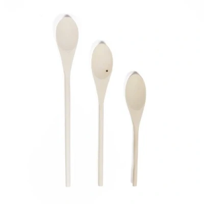 Afbeelding van Benson Pollepel Set Hout 20 25 30 cm 3 delig