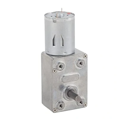 Afbeelding van Akozon Omkeerbare tandwielmotor, hoog koppel, turbo, tandwiel, gelijkstroommotor, 12 V, metaal, snelheidsreductie, elektromotor 5/6/20/40/62 (omw/min) (62 omw/min)