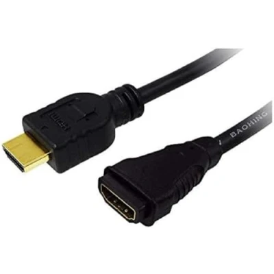 Image de LogiLink High Speed with Ethernet HDMI avec câble d&#039;extension 5 m