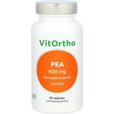 Afbeelding van VitOrtho PEA 400 mg palmitoylethanolamide 90 capsules