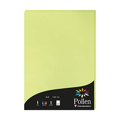 Image de Etui de 50 feuilles A4 Pollen Vert Bourgeon