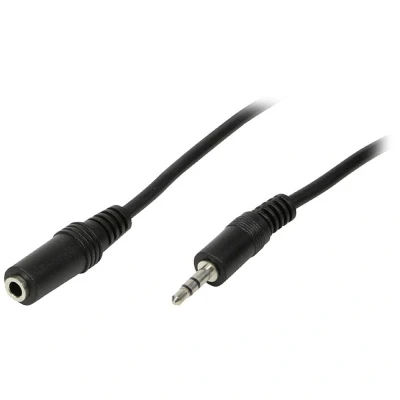 Afbeelding van LogiLink 3.5mm 3.5mm, 3m audio kabel Zwart
