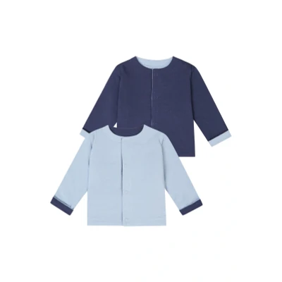 Afbeelding van Noppies Reversible Vest voor kinderen, Maat: 74, Blue fog