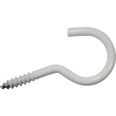 Afbeelding van Waslijnhaken wit 60mm. Deltafix. 4 stuks.