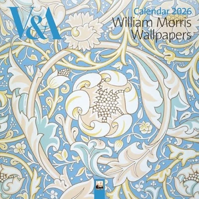 Afbeelding van V&amp;A: William Morris Wallpapers Wall Calendar 2026 (Art Calendar)