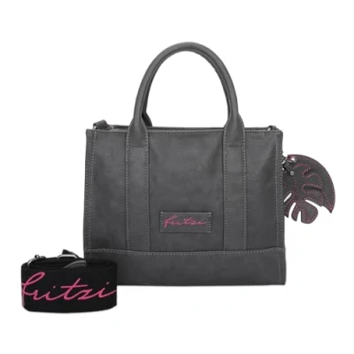 Afbeelding van Fritzi aus Preußen ECO Square Handtas, Dames, Maat: One Size, Anthra