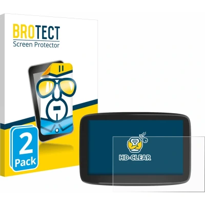 Afbeelding van BROTECT Screenprotector voor TomTom GO Classic 6&quot; Folie Beschermfolie transparant (2 Stuks)