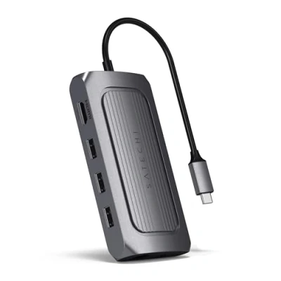 Afbeelding van Satechi USB4 Multiport Adapter with 8K HDMI space gray ST U4MA3M