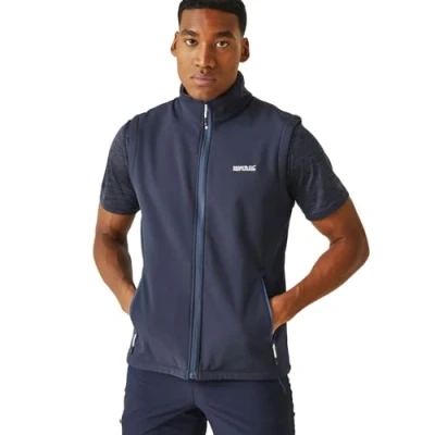 Afbeelding van Het Bradwell III sportieve gilet van Regatta heren marineblauw