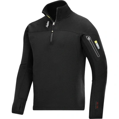 Afbeelding van Snickers 9435 Body Mapping ½ Zip Micro Fleece Zwart