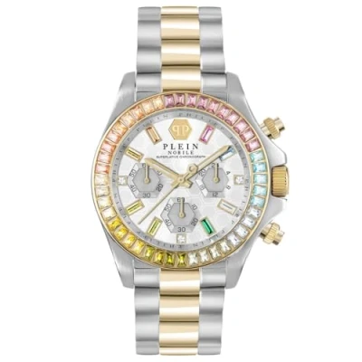 Afbeelding van Philipp Plein Dames Horloge Nobile Chronograph Zilver